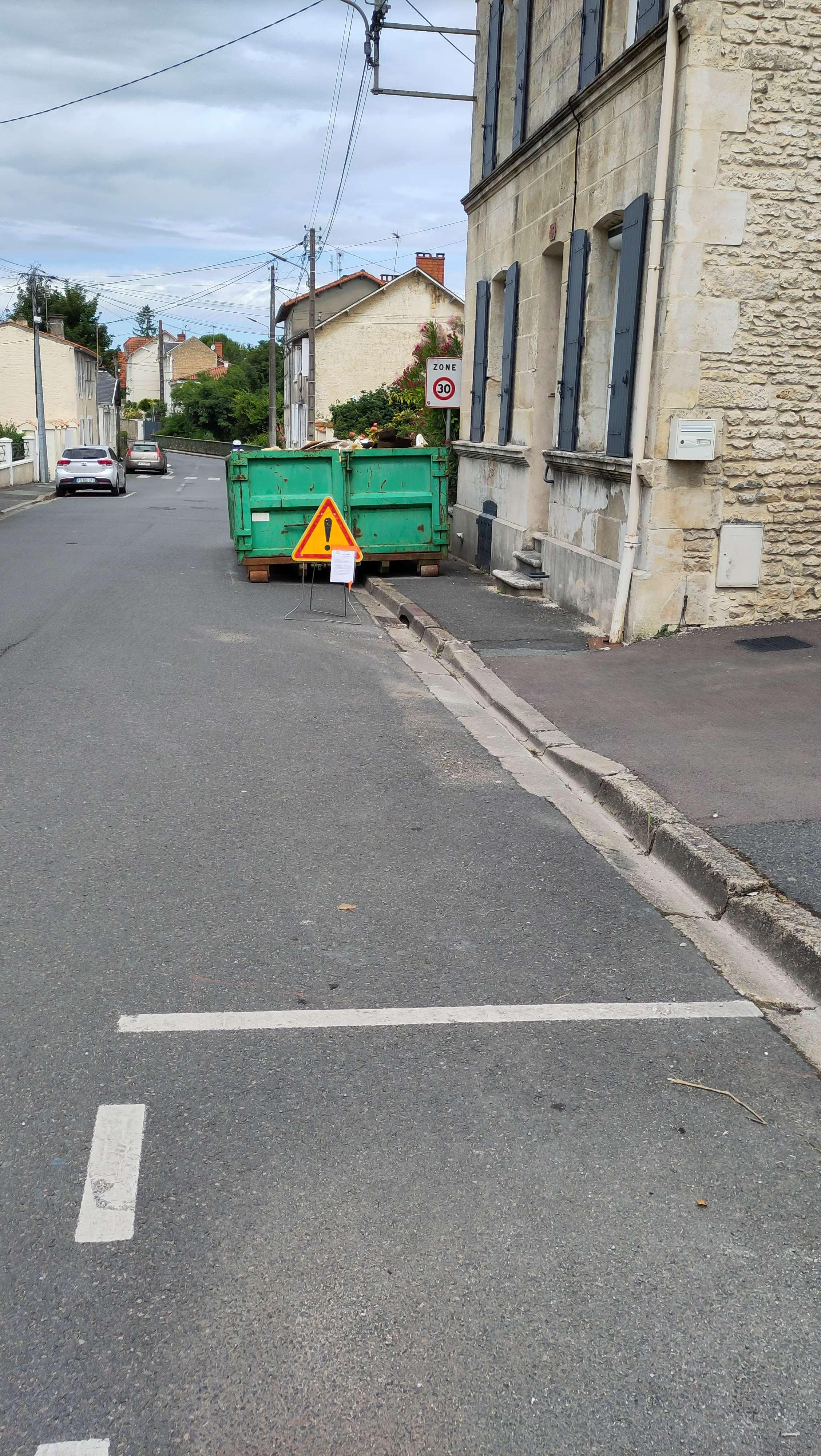 Travaux empêchant l