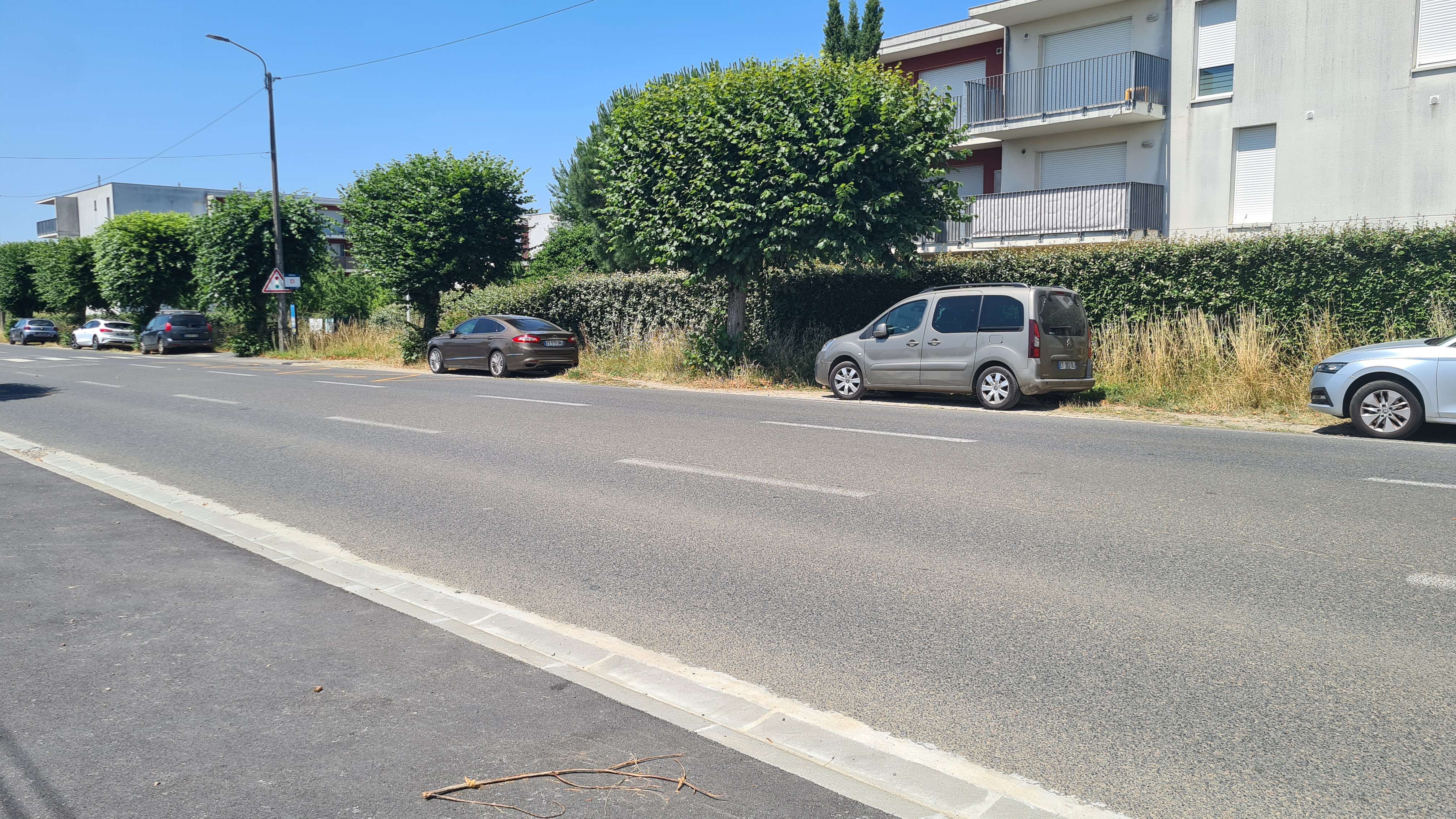 Absence de trottoir 